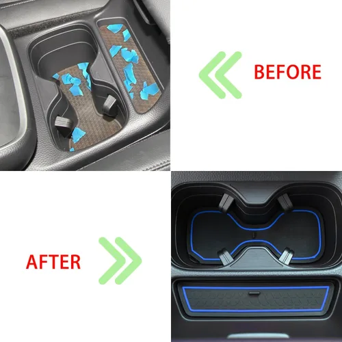 Miniatura 2 de Forro de consola central para accesorios Honda CRV 2023 2024 2025 2026, para tapete de portavasos CR-V, almohadilla para ranura de puerta, adorno
