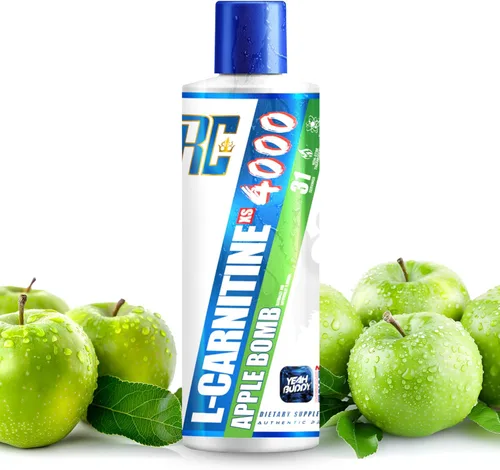Ronnie Coleman Signature Series L Carnitine XS 4000 Líquido, sin estimulantes, sin azúcar, cero carbohidratos, soporte de fuerza muscular magra para