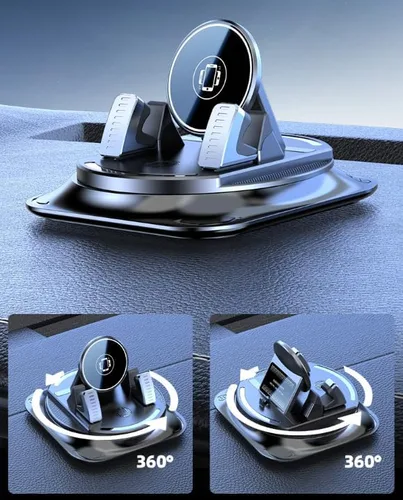 Miniatura 3 de Soporte de teléfono para salpicadero, soporte universal para teléfono de automóvil de 360°, soporte adhesivo universal para parabrisas de automóvil