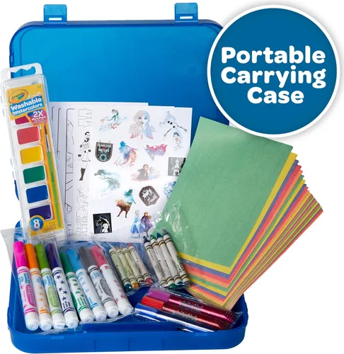 Miniatura 5 de Crayola Frozen 2 - Estuche para colorear arte, manualidades, regalo para niños, edades de 5, 6, 7, 8, el embalaje puede variar