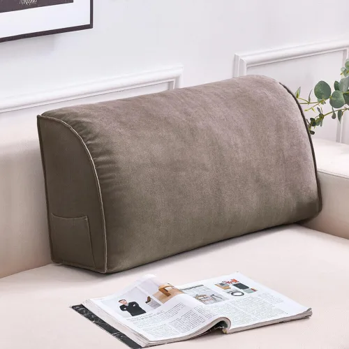 Miniatura 13 de Almohada decorativa para sofá, cojín de respaldo con funda de almohada extraíble para sala de estar, cabecero, almohada de lectura para cama, Aqua