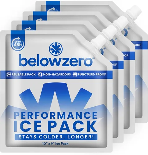 Miniatura 14 de Below Zero Paquetes de hielo reutilizables para enfriadores – Bloques de hielo más fríos de larga duración, paquetes de congelador a prueba de fugas