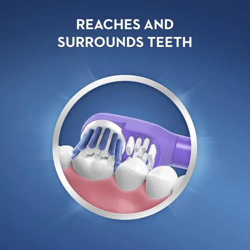 Miniatura 5 de Oral-B Pro-Health Jr. - Cepillo de dientes para niños alimentado por batería con Frozen de Disney, suave, 1 unidad y cepillo de dientes Disney