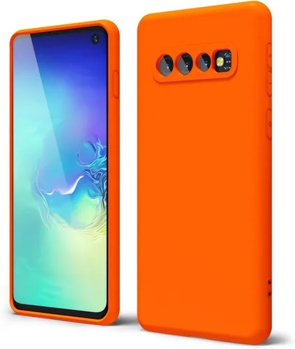 Miniatura 342 de oakxco Funda para teléfono Samsung Galaxy S21 Ultra con agarre de silicona líquida, bonita funda delgada y delgada de goma suave de TPU lisa