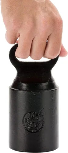 Miniatura 4 de CRAFTSMAN ROAD Tope de puerta de hierro fundido – Decorativo, peso pesado con lastre para puerta – 4 lb antiguo de pie libre – 6" x 3" tope