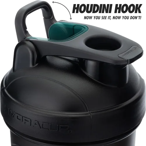 Miniatura 3 de Hydra Cup ProFlow - Botellas agitadoras de 28 onzas para batidos de proteínas, vasos agitadores con batidor de bola, botella agitadora con asa