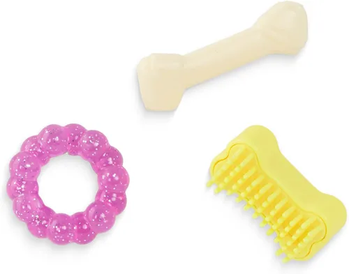 Miniatura 10 de Glitter Girls Accesorios para muñecas de 14 pulgadas - Perro de peluche y transportador - Accesorios para muñecas - Teckel Puppy 3+ años - Juego