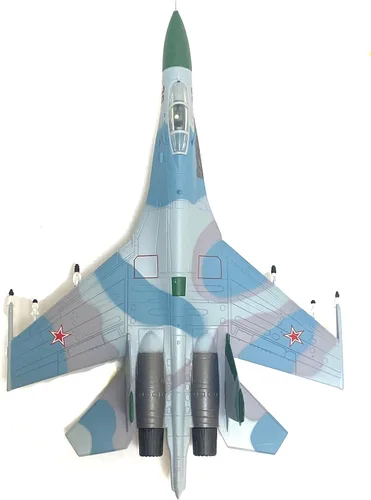 Miniatura 6 de Sukhoi Su-27 1/100 Modelo de avión fundido a troquel Barents Scalpel 1987