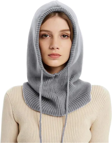 Miniatura 2 de Pasamontañas con cordón, polaina de cuello de invierno, máscara de esquí, bufanda para esquiar