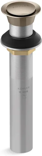 Miniatura 5 de KOHLER K-33151-2MB - Drenaje clicker para lavabo de baño sin desbordamiento, metal premium, resistente a la corrosión, latón cepillado vibrante
