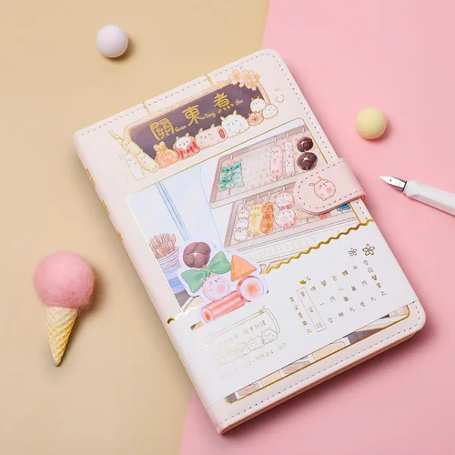 Miniatura 4 de Cuaderno de Diario Kawaii de KetA – Cuaderno de Papelería Japonesa Estética Linda, 256 Páginas – Perfecto para Niñas, Adolescentes y Mujeres