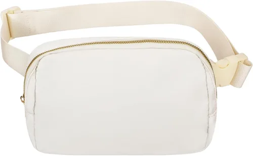 Miniatura 27 de VOROLO Riñonera para mujeres y hombres, bolsa cruzada, bolsa de cinturón con correa ajustable, Rosa, 5,6 pulg.