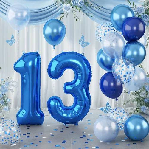 Miniatura 21 de Globos morado pastel de número 12, 40 pulgadas, globos gigantes de aluminio, de mylar, número 1 y 2, para niñas de 12 años, globos lilas