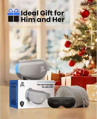 Miniatura 8 de BOB AND BRAD - Masajeador de ojos con calor y enfriamiento, máscara ocular EyeOasis 2 para migrañas, apta para FSA/HSA, masajeador facial térmico