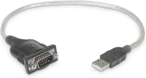 Miniatura 3 de Manhattan El convertidor USB a serie conecta un dispositivo serie a un puerto USB (205146) Adaptador serie USB-A a DB9 RS232 con cable de 18