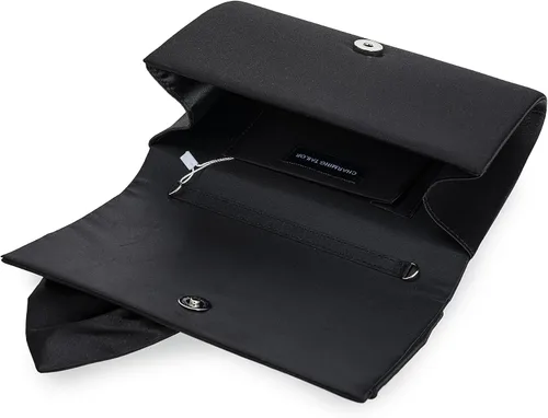Miniatura 5 de CHARMING TAILOR Bolso formal de satén con lazo para mujer, bolso de embrague elegante para bodas, bailes, fiestas