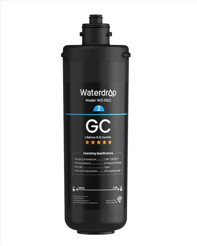 Miniatura 13 de Waterdrop WD-10PP - Filtro de agua para debajo del fregadero, repuesto para Waterdrop TSA y TSB y TSA-UF y TSB-ALK y TSB-CM y TSB-UF de 3 etapas