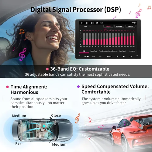 Miniatura 4 de ATOTO A6 PF Estéreo Android para automóvil, radio doble DIN, CarPlay inalámbrico y Android Auto inalámbrico, Mirror Link, seguimiento