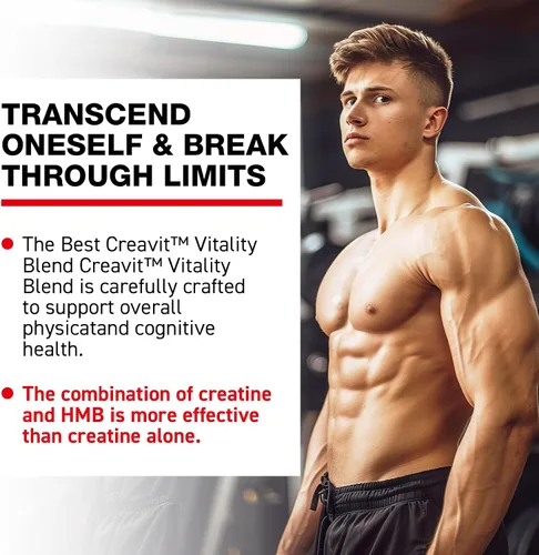 Miniatura 5 de Creatina HMB, creatina en polvo para hombres y mujeres, monohidrato de creatina micronizada para crecimiento muscular y recuperación y mayor fuerza