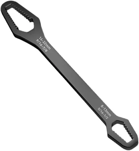 Miniatura 8 de 2 llaves Torx universales de doble cabeza autoaprietadas, 0.315 in - 0.866 in, herramientas de reparación de llaves universales autoaprietadas