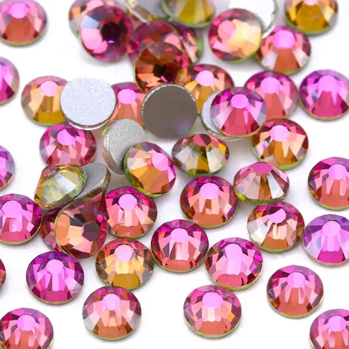 Miniatura 10 de Dowarm 1440 diamantes de imitación SS4 con parte trasera plana, diamantes de imitación de cristal con parte trasera plana de 0.069 pulgadas
