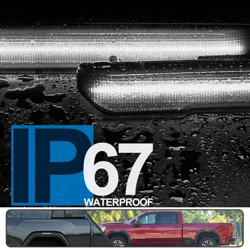 Miniatura 3 de 4 luces LED de color blanco completo para GMC Sierra 2500HD 3500HD 3500HD 2020 2021 2022 Luz indicadora de giro de guardabarros, reemplazo