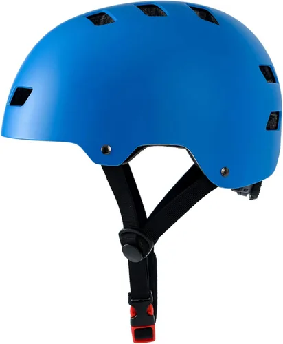 Miniatura 7 de Casco de bicicleta en 3 tallas para adolescentes, niños, jóvenes, adultos, Bavilk Casco de monopatín ajustable multideporte para bicicleta, Azul mate