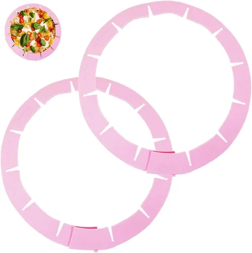 Miniatura 12 de Protector ajustable de corteza de tarta, protector de borde de pastel, herramientas redondas de silicona para hornear pasteles pizza, sin BPA
