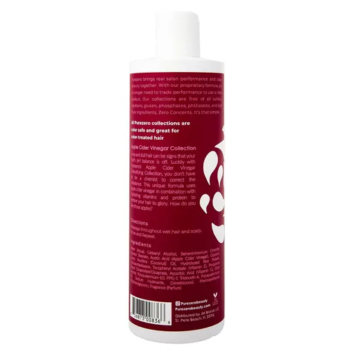 Miniatura 3 de Purezero Set de champú y acondicionador de vinagre de sidra de manzana, desintoxicación del cuero cabelludo y el cabello, pH equilibrado, aumenta