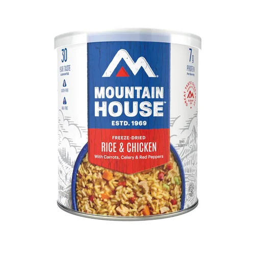 Miniatura 10 de Mountain House Carne en cubos Comida liofilizada de supervivencia y emergencia Lata #10 Sin gluten, 30122