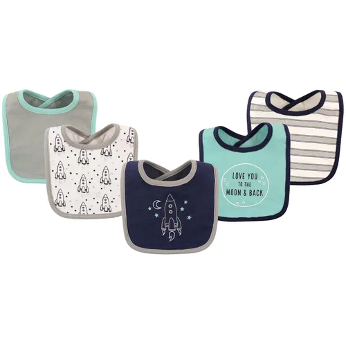 Miniatura 55 de Hudson - Babero unisex de algodón para bebé, baberos de algodón, talla única , Cactus rosa