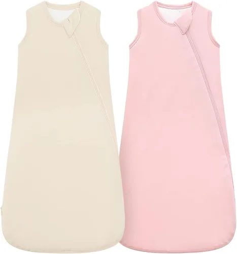 Miniatura 23 de HAPIU Saco de dormir unisex de rayón hecho de bambú TOG 1.0, cremallera premium de 2 vías, manta portátil para bebé