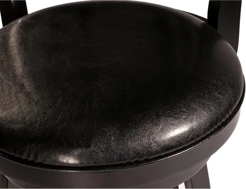 Miniatura 3 de Hillsdale Fairfox Taburete de bar de madera giratorio de 30.5" de altura, Negro