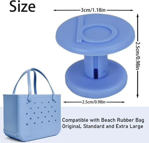 Miniatura 3 de Remaches de repuesto para bolsa Bogg, paquete de 5 botones de repuesto para bolsa de playa, accesorios de repuesto de remaches de reparación
