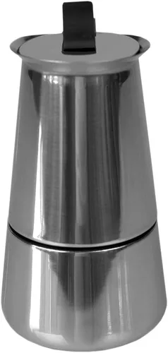 Miniatura 8 de Home Basics EM00248 - Máquina de café expreso de acero inoxidable de 2 tazas, color plateado