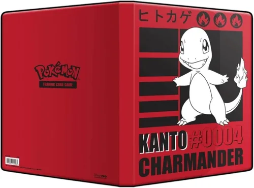 Miniatura 2 de Ultra PRO - Charmander Cartera de 9 bolsillos para Pokémon Carpeta TCG Carpeta Colección, Álbum Organizador CCG Portafolio Protector Funda