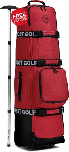 Miniatura 9 de Ghost Golf AWOL - Bolsa de viaje de golf para aerolíneas con ruedas, funda de viaje acolchada suave para palos de golf que se adapta a todas