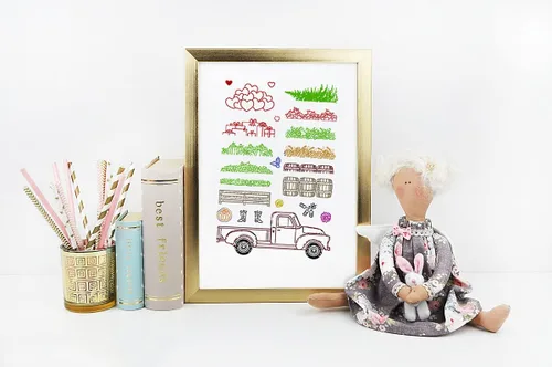 Miniatura 5 de Hying Sellos transparentes y troqueles de corte para hacer tarjetas y decoraciones de álbumes de fotos, regalos, flores, sellos de goma Estilo 3