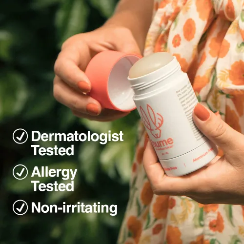 Miniatura 5 de Hume Supernatural Desodorante sin aluminio para mujeres y hombres, seguro para pieles sensibles, probiótico, a base de plantas, sin bicarbonato