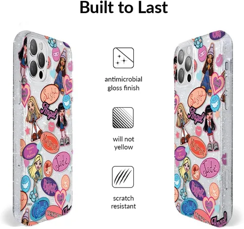 Miniatura 4 de VELVET CAVIAR Funda para iPhone 13 Pro Max, probada en caídas de 10 pies, purpurina transparente Bratz