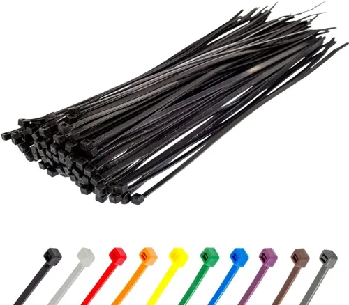 Miniatura 30 de GTSE - Paquete de 100 bridas con cremallera de 20.3 cm, color plateado/gris, 8.06 kg de resistencia, bridas de nailon grises resistentes a los rayos