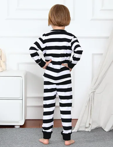 Miniatura 3 de A&J DESIGN Conjuntos de pijama de 2 piezas 100% algodón para niños pequeños y niños