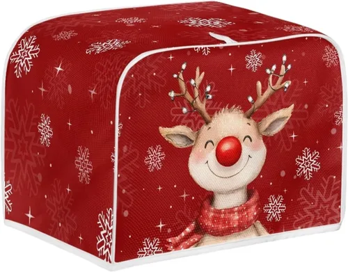 Miniatura 16 de Dolyues Beach Toaster Cover 2 Slice Universal Size Microwave Oven Dustproof Cover Women Gift Small Bread Cover with Portable Handle