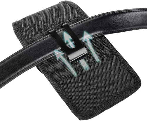 Miniatura 5 de Funda para teléfono de cintura para Xiaomi Redmi K30 Pro V 9 9A 9C 10X Redmi Note 9 9S 9 Pro Max cinturón clip caso nylon bolsa con trabillas