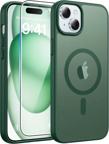 Miniatura 156 de FNTCASE - Funda para iPhone 16 Pro: magnética, mate, translúcida, de grado militar, protectora contra caídas, resistente, fina, duradera y a prueba