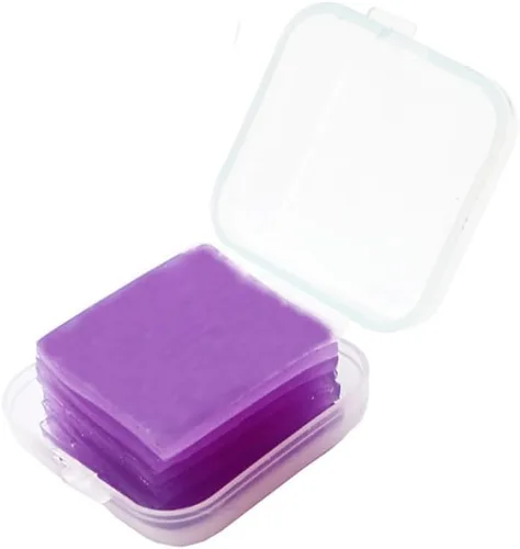 Miniatura 4 de EUBUY 24 piezas de cera de diamantes, colorido bricolaje pintura de diamantes pegamento arcilla pintura cera contenedores cuadrados organizador caja