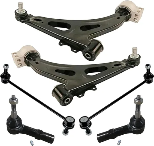 Miniatura 96 de Detroit Axle - Kit de extremo delantero para Chrysler 300 Dodge Charge Challenger 2011-2023, 2 brazos de control inferiores traseros 2 rótulas