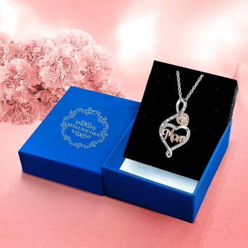 Miniatura 6 de BFF&UNICORN - Collar de plata de ley S925, regalo para la abuela, nana y madre