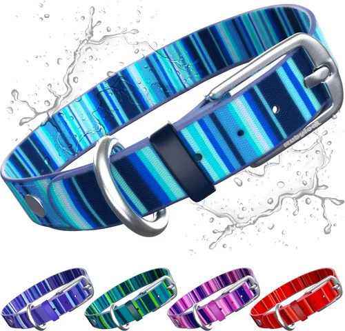 Miniatura 8 de Collar de perro impermeable, lavable, a prueba de olores y suciedad, suave, inodoro, fácil de limpiar, resistente a la decoloración, duradero