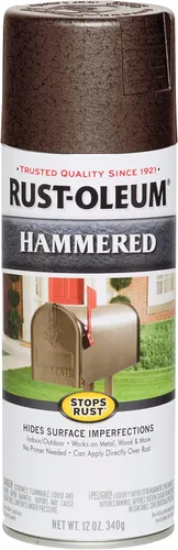 Miniatura 33 de Rust-Oleum 210849 - Pintura en aerosol martillada para prevención del óxido, 12 onzas, cobre